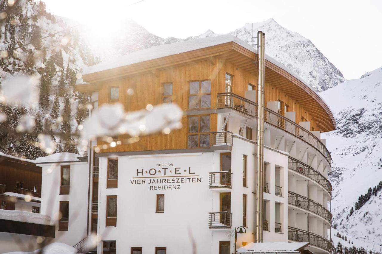 Hotel Vier Jahreszeiten Sankt Leonhard im Pitztal Exterior foto